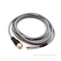 Cable de conectores M12 femenino moldeado por cable IP67